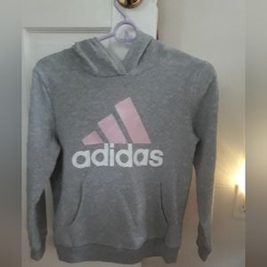 Girls Adidas Hooded Sweatshirt, size M (10 / 12)